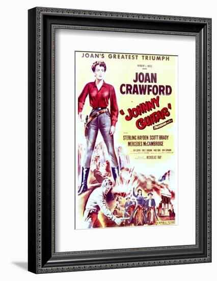 Johnny Guitar - Movie Poster Reproduction-null-Framed Photo