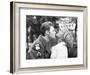 Johnny Hallyday Kissing Sylvie Vartan-DR-Framed Photographic Print