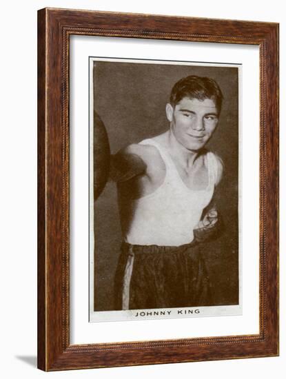 Johnny King, British Boxer, 1938-null-Framed Giclee Print