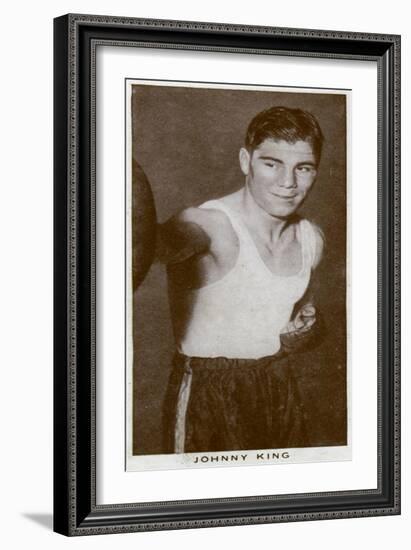 Johnny King, British Boxer, 1938-null-Framed Giclee Print