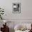 Johnny Mercer Smiling at the Piano During the Lil Abner Rehearsal-Gjon Mili-Framed Premium Photographic Print displayed on a wall