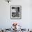 Johnny Mercer Smiling at the Piano During the Lil Abner Rehearsal-Gjon Mili-Framed Premium Photographic Print displayed on a wall