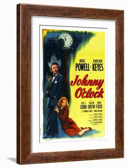 Johnny O'Clock-null-Framed Premium Giclee Print