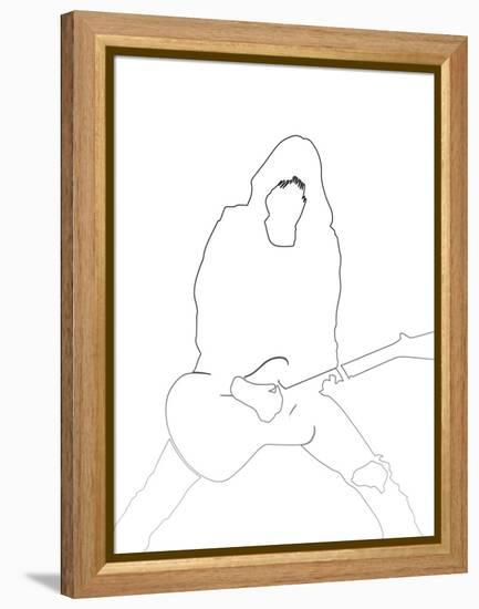 Johnny Ramone-Logan Huxley-Framed Stretched Canvas