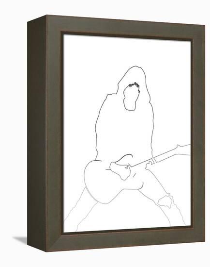 Johnny Ramone-Logan Huxley-Framed Stretched Canvas