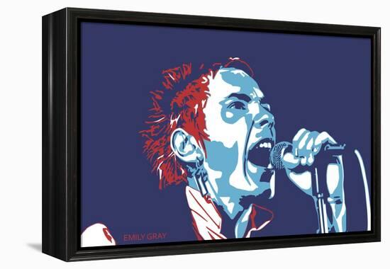 Johnny Rotten - God Save the Queen-Emily Gray-Framed Premier Image Canvas