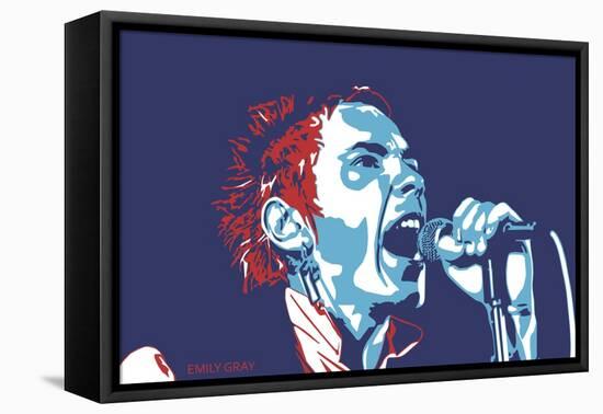 Johnny Rotten - God Save the Queen-Emily Gray-Framed Premier Image Canvas