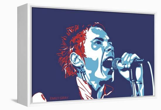 Johnny Rotten - God Save the Queen-Emily Gray-Framed Premier Image Canvas