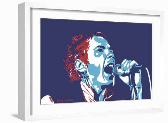 Johnny Rotten - God Save the Queen-Emily Gray-Framed Giclee Print