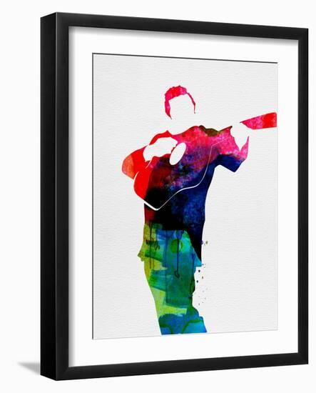 Johnny Watercolor-Lora Feldman-Framed Art Print