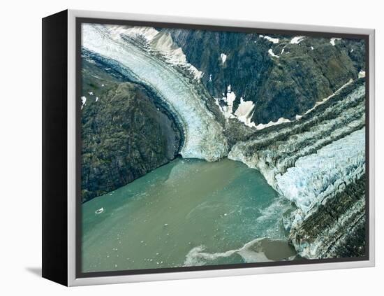 Johns Hopkins Glacier and Gilman Glacier, Glacier Bay National Park, Alaska, Pacific Northwest, Usa-Jerry Ginsberg-Framed Premier Image Canvas