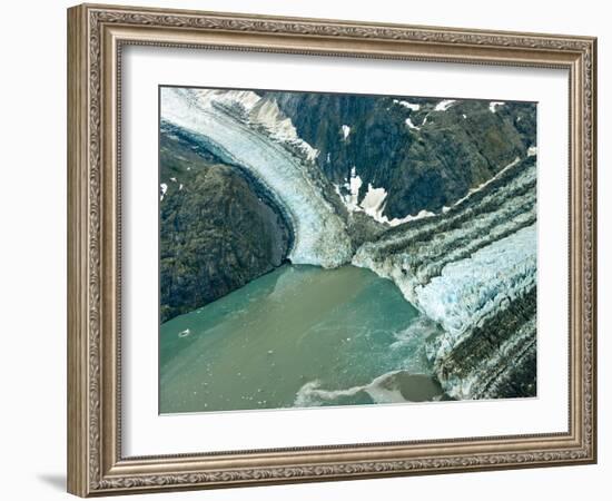 Johns Hopkins Glacier and Gilman Glacier, Glacier Bay National Park, Alaska, Pacific Northwest, Usa-Jerry Ginsberg-Framed Photographic Print