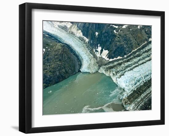 Johns Hopkins Glacier and Gilman Glacier, Glacier Bay National Park, Alaska, Pacific Northwest, Usa-Jerry Ginsberg-Framed Photographic Print