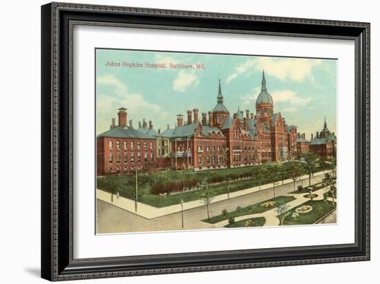 Johns Hopkins Hospital, Baltimore, Maryland-null-Framed Art Print