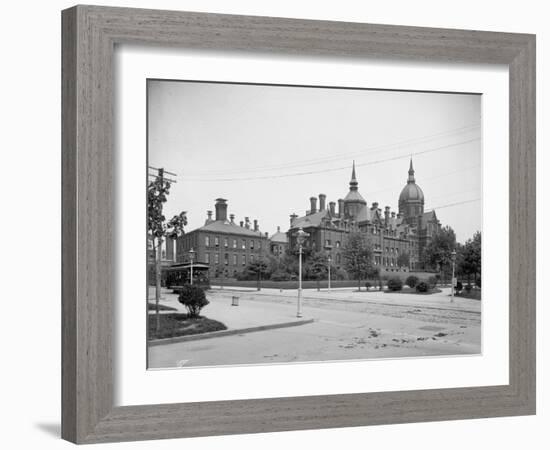 Johns Hopkins Hospital, Baltimore, Md., C.1903-null-Framed Photographic Print