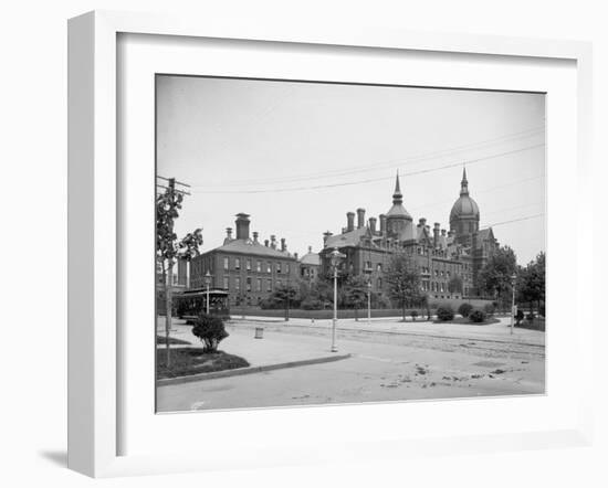 Johns Hopkins Hospital, Baltimore, Md., C.1903-null-Framed Photographic Print