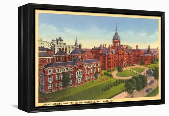 Johns Hopkins Hospital, Baltimore-null-Framed Stretched Canvas