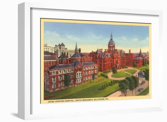 Johns Hopkins Hospital, Baltimore-null-Framed Premium Giclee Print