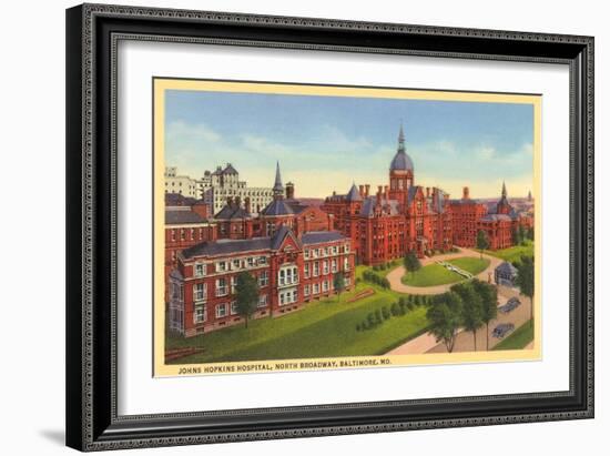 Johns Hopkins Hospital, Baltimore-null-Framed Premium Giclee Print