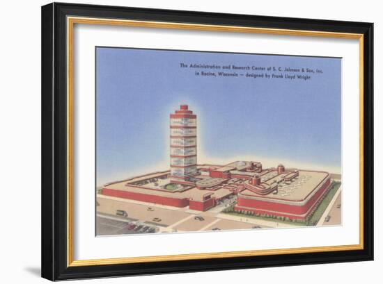 Johnson Wax Building, Racine, Wisconsin-null-Framed Art Print