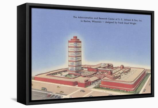 Johnson Wax Building, Racine, Wisconsin-null-Framed Stretched Canvas