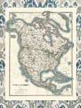 Bordered Map of Europe-Johnston-Art Print