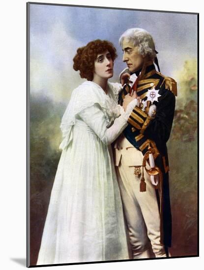Johnston Forbes-Robertson (1853-193) and Mrs Patrick Campbell (1865-194), 1899-1900-W&d Downey-Mounted Giclee Print