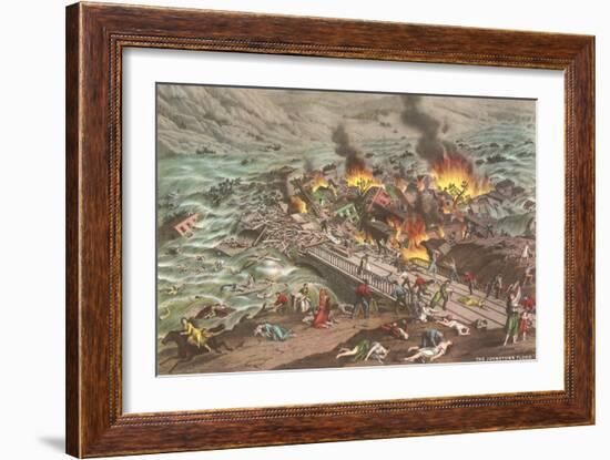 Johnstown Flood-null-Framed Premium Giclee Print