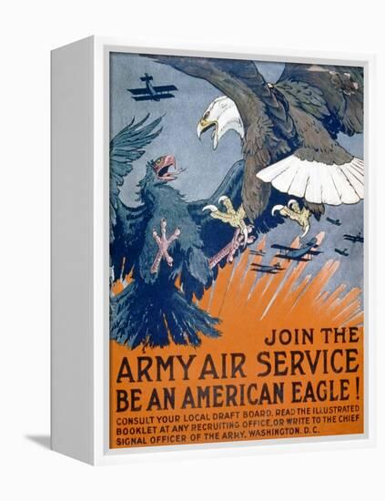 "Join the Army Air Service, Be an American Eagle!", c.1917-Charles Livingston Bull-Framed Premier Image Canvas