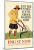 Join the United States School Garden Army-Edward Penfield-Mounted Art Print