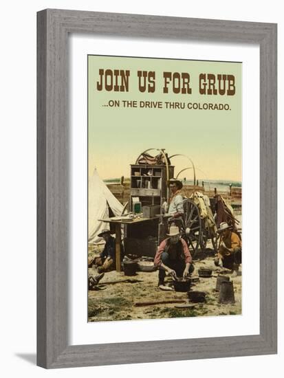 Join Us For Grub-Wilbur Pierce-Framed Art Print