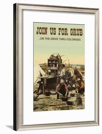 Join Us For Grub-Wilbur Pierce-Framed Art Print