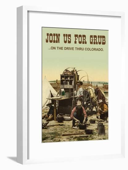 Join Us For Grub-Wilbur Pierce-Framed Art Print