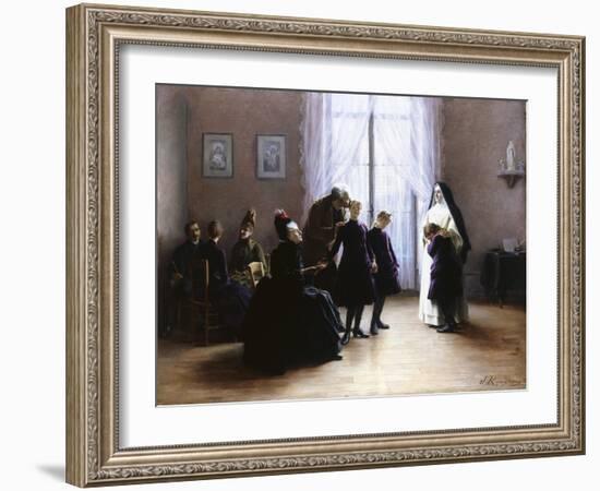 Joining the Convent-Jeanne Rongier-Framed Giclee Print