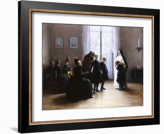 Joining the Convent-Jeanne Rongier-Framed Giclee Print