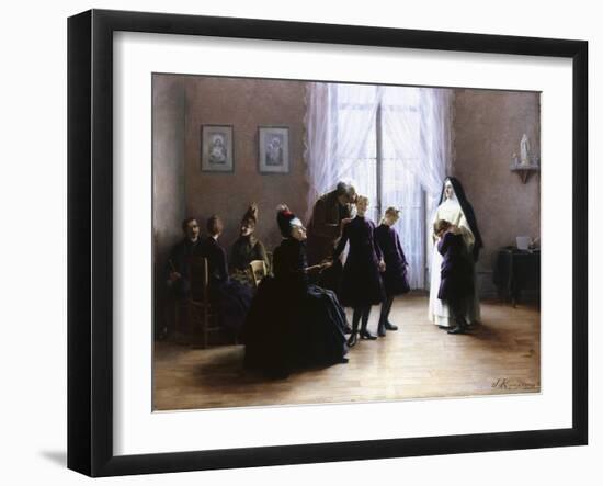 Joining the Convent-Jeanne Rongier-Framed Giclee Print