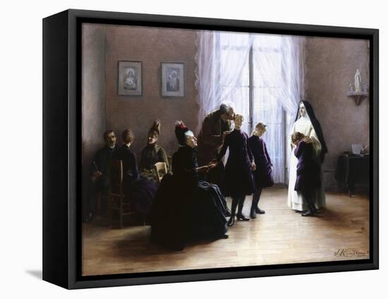 Joining the Convent-Jeanne Rongier-Framed Premier Image Canvas