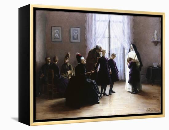 Joining the Convent-Jeanne Rongier-Framed Premier Image Canvas