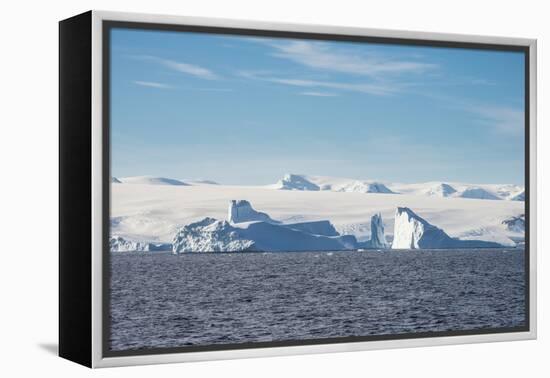 Joinville island, Weddell, Sea, Antarctica, Polar Regions-Michael Runkel-Framed Premier Image Canvas