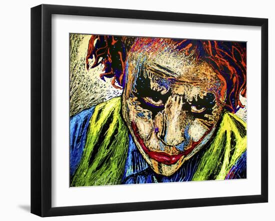 Joker Dripped001-Rock Demarco-Framed Giclee Print