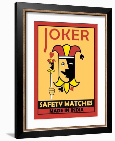 Joker Matches-Mark Rogan-Framed Art Print