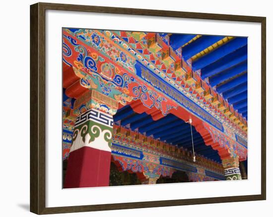 Jokhang Temple, the Most Revered Religious Structure in Tibet, Lhasa, Tibet, China-Ethel Davies-Framed Photographic Print