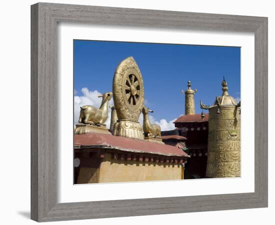 Jokhang Temple, the Most Revered Religious Structure in Tibet, Lhasa, Tibet, China-Ethel Davies-Framed Photographic Print