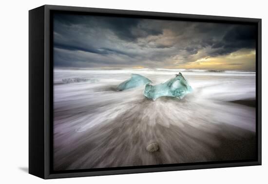 Jokulsarlon Beach-Keller-Framed Premier Image Canvas