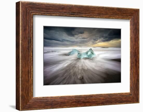 Jokulsarlon Beach-Keller-Framed Photographic Print