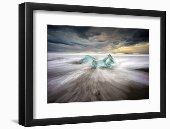 Jokulsarlon Beach-Keller-Framed Photographic Print