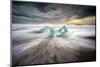 Jokulsarlon Beach-Keller-Mounted Photographic Print