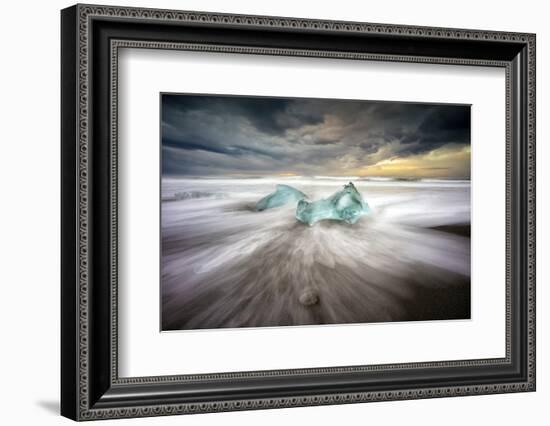 Jokulsarlon Beach-Keller-Framed Photographic Print