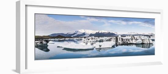 Jokulsarlon Glacier Lagoon, Iceland, Polar Regions-Matthew Williams-Ellis-Framed Photographic Print