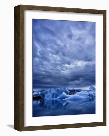 Jokulsarlon Iceberg Lagoon, Iceland-Michele Falzone-Framed Photographic Print